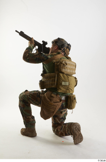 Photos Casey Schneider Army Dry Fire Suit Poses kneeling standing…